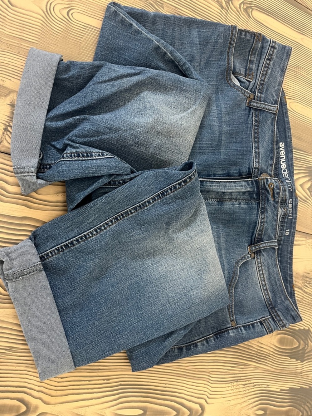Avenue Denim Men's Classic Blue Jeans